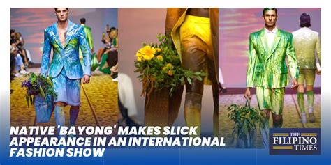 bayong bayo si lorna|Native 'bayong' makes slick appearance in an international fashion show.